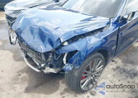 2020 Infiniti Q50 Red Sport 400 Awd из США, поврежденный, VIN JN1FV7AR2LM660445